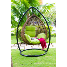 Bestseller Design Polyethylen Rattan Hängematte - Ei Swing Stuhl für Innen-und Outdoor-Korbmöbel